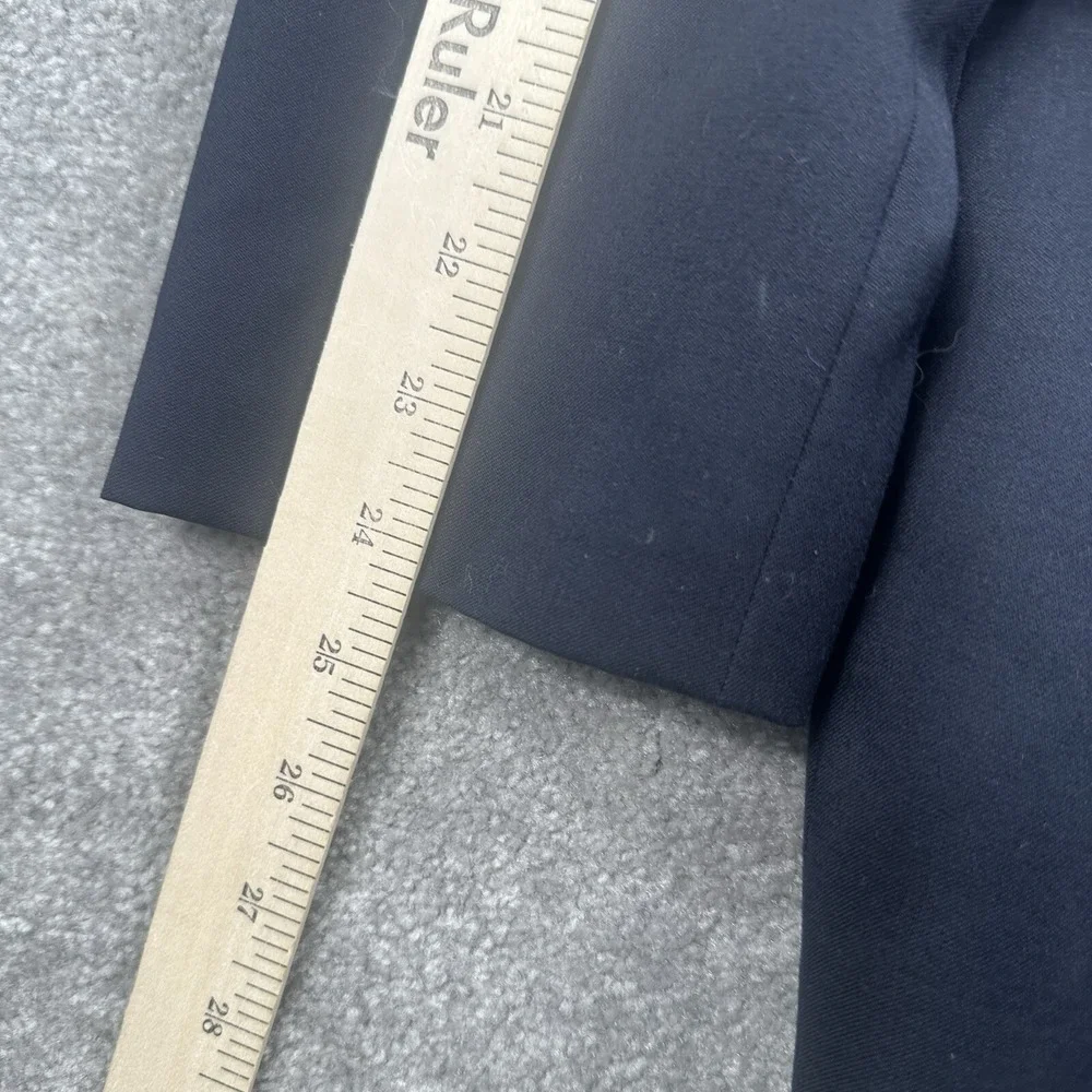 Michael Kors Men's Suit Coat Blazer Size 38 R‎ Navy Blue Wool Blend